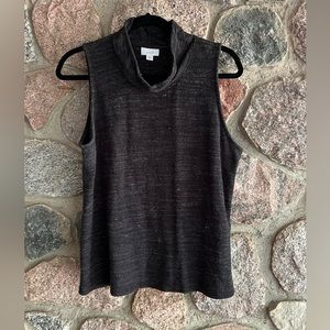 J Jill Sleeveless Drape Neck Top, Medium